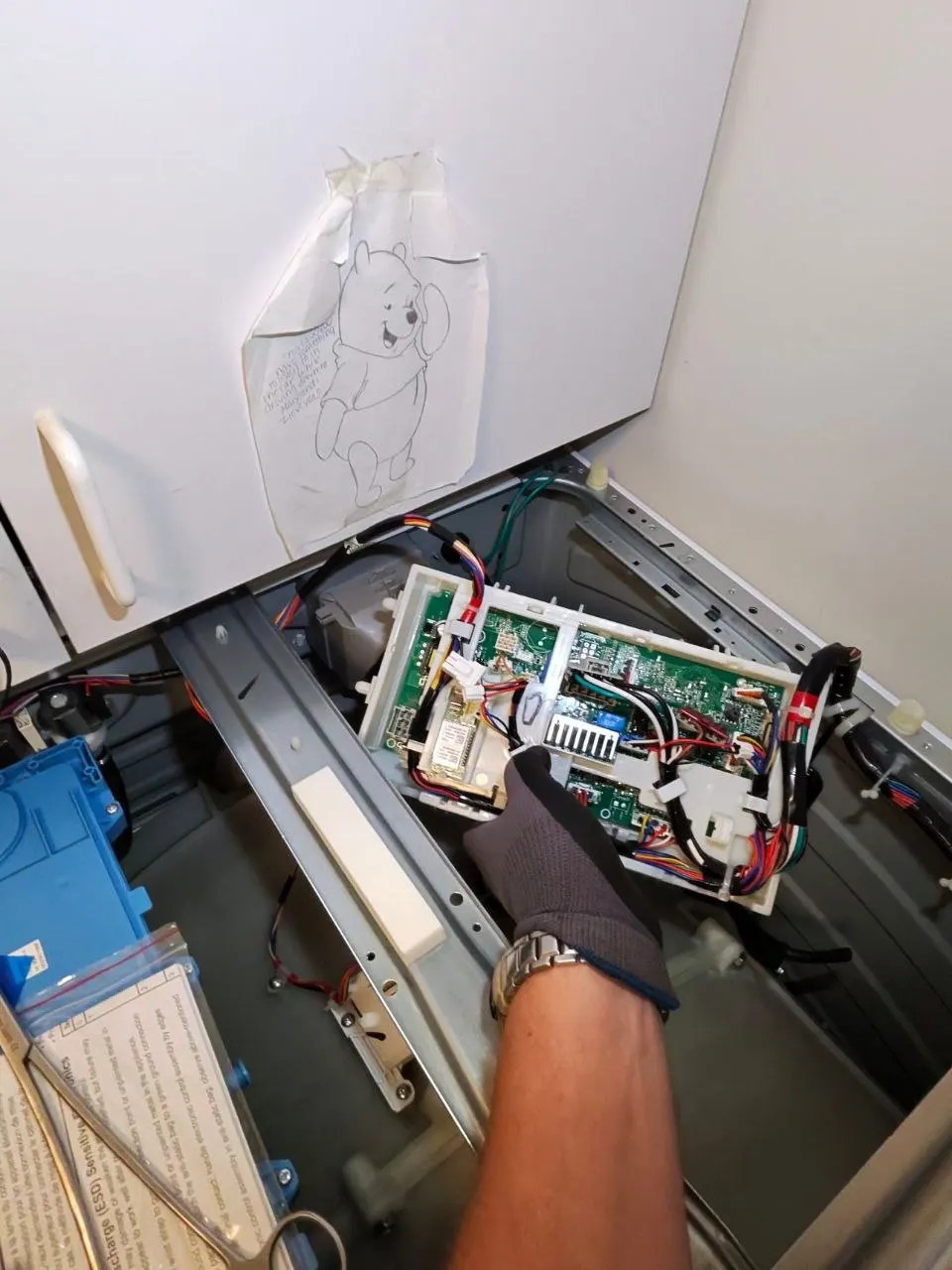 GE Washer Control Board Diagnosis After Door Lock Failure in Brooklyn