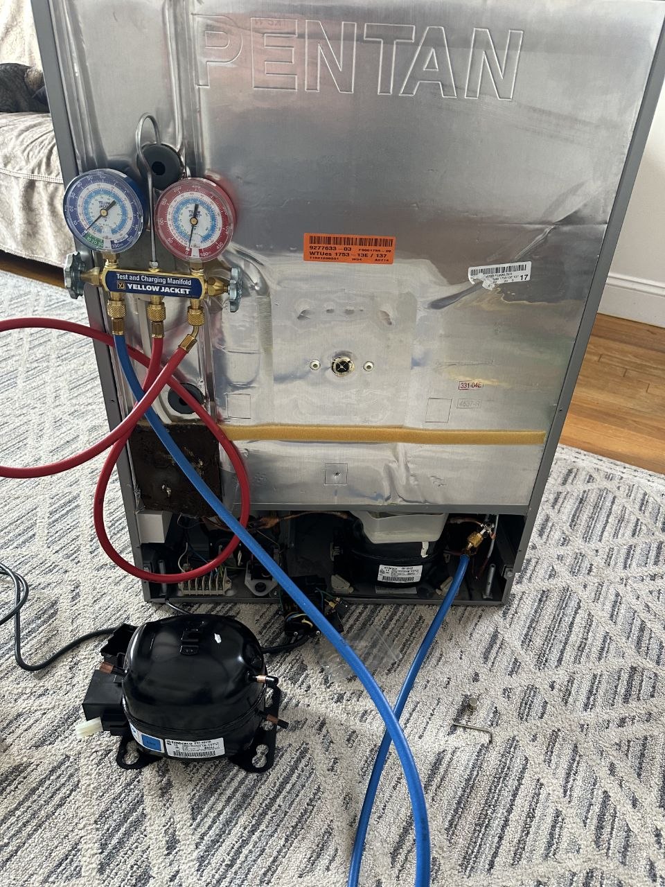 Refrigerator Repair real KLIA NY service work